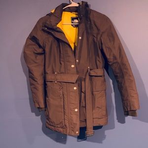 The north face parka size s waterproof warm
